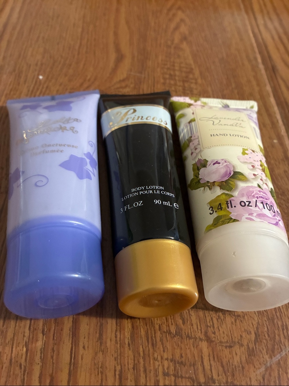 Princess Lavender Vanilla Lolita Lempicka Body Hand Lotion Set Of 3